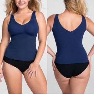 Honeylove Women’s LiftWear Tank Shapewear Wire-Free in Black Plus Size 2X